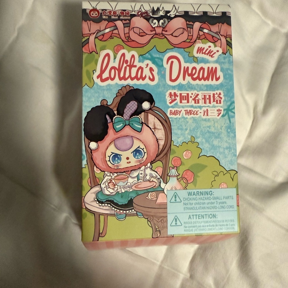 Baby Three “Lolita's Dream” Mini plush Dolls! Absolutely stunning. Blind Box!